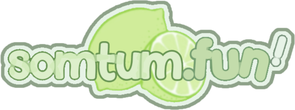 The somtum.fun logo: a lime and a lime slice behind the words "somtum.fun!"