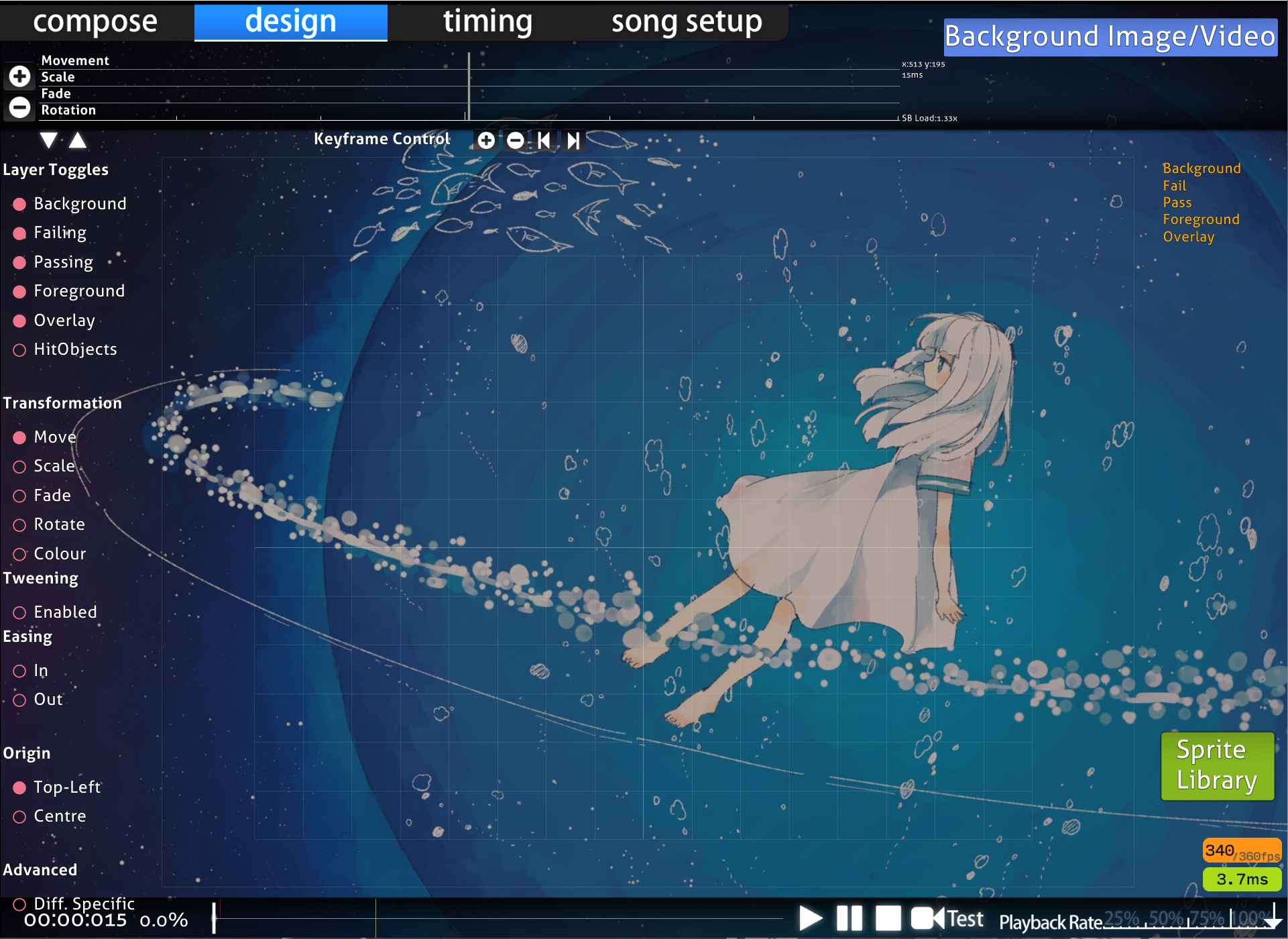 Design tab