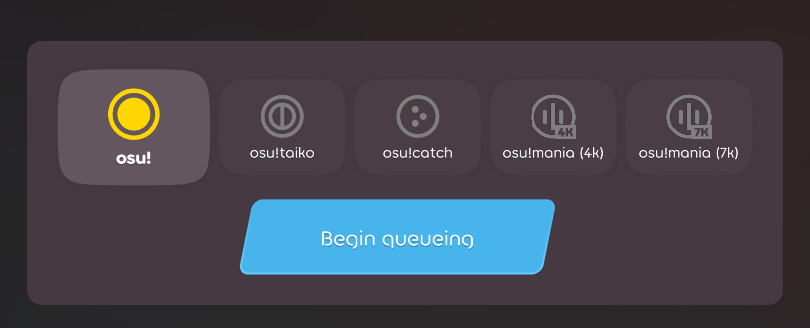 Mode selection