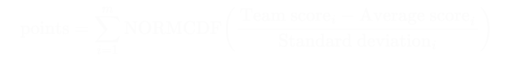 Z-percentile formula