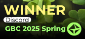 GBC 2025 Spring Discord division winner badge