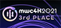 MWC 4K 2021 3rd place badge