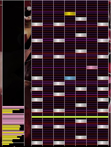 osu!mania playfield